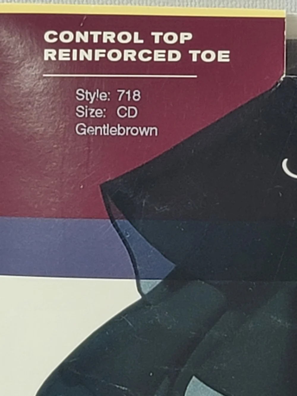Hanes Silk Reflections Pantyhose Control Top Reinforced Toe Size CD 2 Pair
